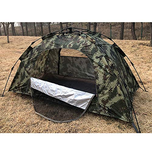 WH-IOE Leichtes Camping-Zelt Camouflage Folding Einzelzelt Doppel Zelt im Freien Automatische Schnellöffnung Doppelboden… – Bild 4