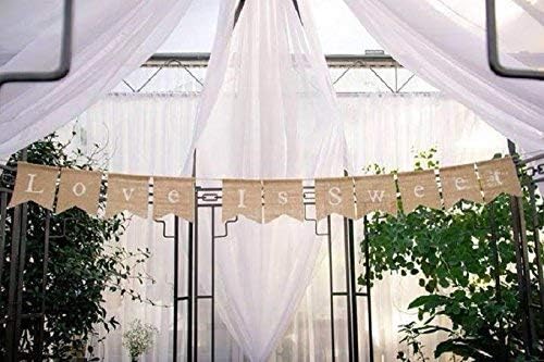 Love Is Sweet Banner, Cake Table Decor, Cake Table Banner, Dessert Table Decor, Wedding Banner, Rustic Wedding, Wedding Bunting, Sweet Love