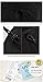 Packable Womens Summer Flap Cover Cap Cotton UPF 50+ Sun Shade Hat with Neck Cord Wide Brim Khaki Medium 56-57cm