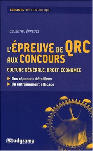 L' épreuve de QRC aux concours