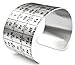 Neurons Not Included Periodic Table of Elements Cuff - Aluminum Wide Bracelet