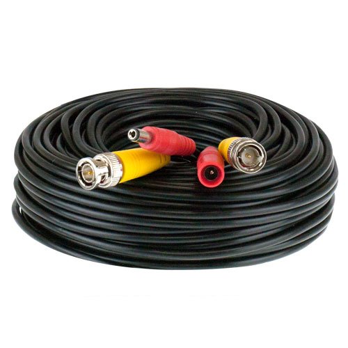 100ft Pre-Made All-in-One BNC Video and Power Cable with Connector for ...