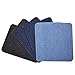 EBOOT 12 Pieces Iron On Patches Iron On Denim Cotton Patches Iron-On Repair Kit, 5 by 3-3/4 Inch