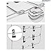 USTECH 6 Tier Skirt Pants Hanger Chrome Metal Organizer (1 Pack)