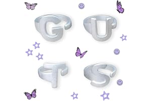 DAQUTA 4 Pcs Concert Rings, Album Merch, Customes Jewelry For Fans Girls Women, Necklace Charms for Cool Outfits, Shoes, Bracelet, Wristbands, Holiday Party Gift