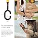EEZ-Y Reverse Umbrella - Large, Inverted Umbrellas for Rain w/C-Shaped Non-Rust Handle for Men & Women, Windproof & Water Resistant - Orange