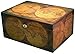 Humidor Supreme Old World Desktop Cigar Humidor - Desktop Cigar Storage with Spanish Cedar Tray & Dividers | Antique Walnut Finish Cigar Box with Humidifier & Glass Hygrometer - Holds 75-100 Cigars