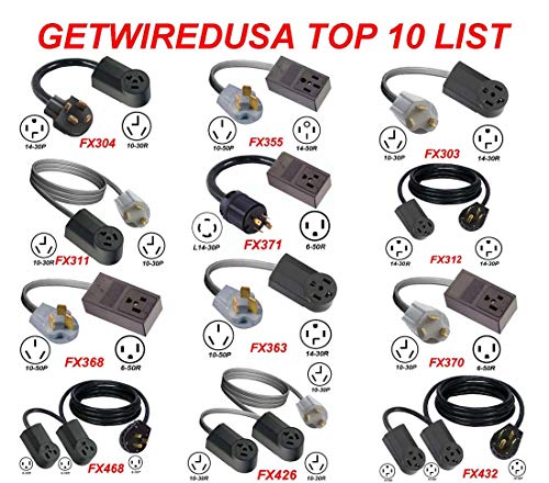 image for GWTEIREDUSA Dryer Power Cord Adapter, 3-Prong Plug To 4-Prong Outlet, 