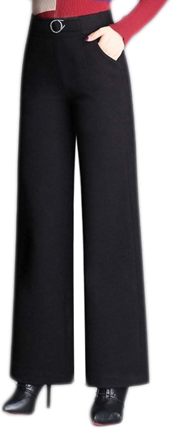 Amazon ガウチョパンツ ワイドパンツ レディース カジュアル フレア ボトムス ウエストゴム 秋 冬 ゆったり ビジネス オフィス Ol ワイドパンツ 春夏秋 薄 暖かい リボン 九分丈 ハイウエスト カジュアル ゆったり ロングパンツ 通販