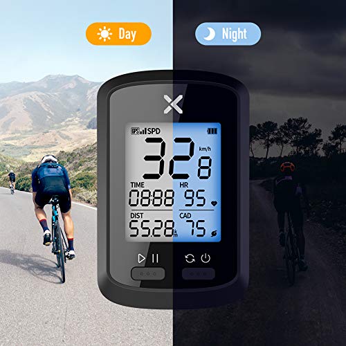 XOSS G+ GPS Cycling Computer Wireless Bike Speedometer Odometer Cycling Tracker Waterproof Road Bike MTB Bicycle Bluetooth ANT+ with Cadence