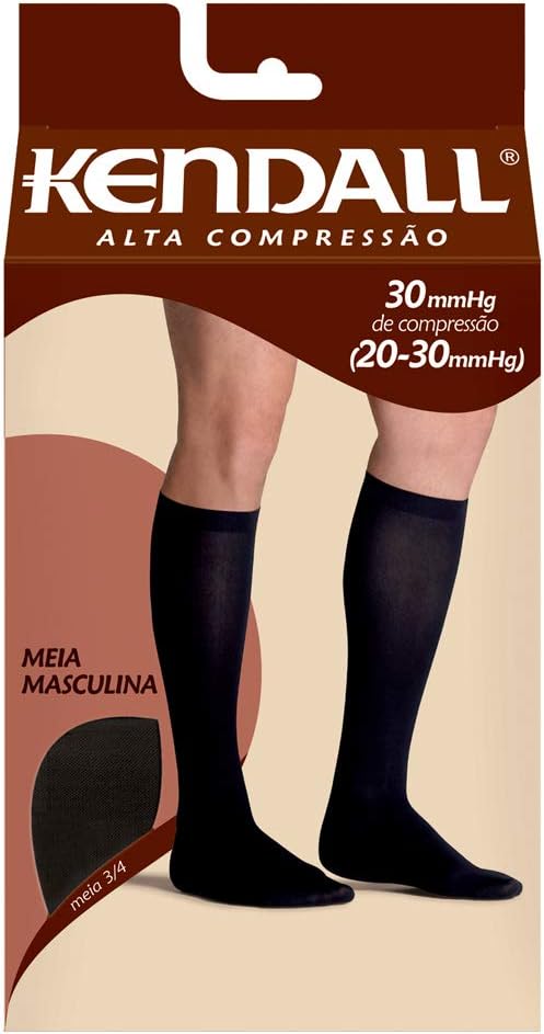 Meia 3/4 Masculina Alta Compressão 1532 Kendall Média
