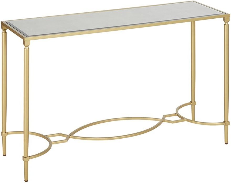 Classic Antique Gold Living Room Accent Console Entry Sofa