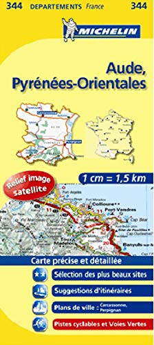 Aude, Pyrénées-Orientales (édition 2010) by Michelin (Map)