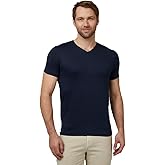 32 Degrees Men's Cool Classic Vneck T-Shirt | Anti-Odor | 4-Way Stretch | Moisture Wicking