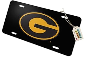 GRAPHICS & MORE Grambling State Secondary Logo Novelty Metal Vanity Tag License Plate