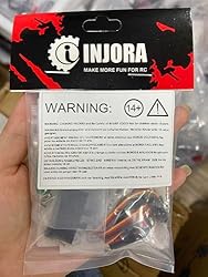 INJORA RC Servo 12g Digital V2 Servo with Metal