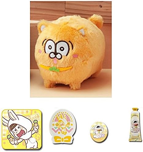 Amazon おそ松さん 十四松 ５点セット 松犬ぬいぐるいミニ エッグプレート ミニタオル 香り付きハンドクリーム 缶バッジ アニメ 萌えグッズ 通販