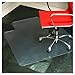 ES Robbins EverLife 45-Inch by 53-Inch Multitask Series Hard Floor with Lip Vinyl Chair Mat, Clear, Heavy use (132133)