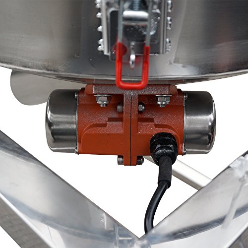 ECO-WORTHY Automatic Sifter Shaker Machine 110V 300W Powder Vibrating Food Industrial Stainless Steel Sieve(50 Mesh & 60 Mesh Screen Included)