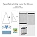 Yosoo 3D Printer Drawing Paper, 20pcs 40 Cartoon Patterns Printing Paper Painting Graffiti Template for 3D Pen Kids DIY Gift Present