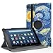 MoKo Case for All-New Fire HD 8 2018/2017/2016-360 Degree Rotating Cover with Auto Wake/Sleep for Amazon Fire HD 8 (8th & 7th & 6th Gen, 2018/2017/2016 Release) 8