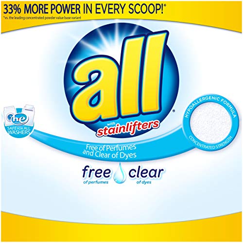 All Powder Laundry Detergent, Free Clear for Sensitive Skin, 52 Ounces, 40 Loads - Image 2