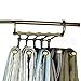 Space Saving Hangers 5 in 1 Trousers Pants Denim Jeans Scarf Coat Hanger Hook Clothes Rack by HuaYang