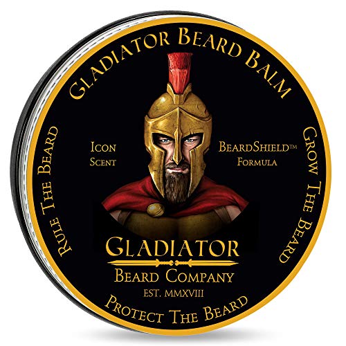 Gladiator BeardTM Conditioning Balm (2.6 oz.) - Gladiator Sized 2.6 oz, 30% More Than Most Beard Balms - Ultra-Rich BeardShield® Formula is Designed to Strengthen, Tame and Condition Your Beard