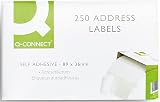 Q-Connect Address Label Roll 89 x 36 mm White Pack 250 KF26073 view 3