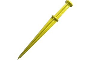 Keyfit Tools Athena's Hammer Log Splitter Wedge Steel Tree Felling Wedges Heat Treated & Tempered Forged 4140 Steel Long Smooth & Tall Fire Wood Maker Extra Long 4 Blade Splitting Wedge with Handle