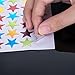 eBoot 2100 Count Star Stickers Gold Silver Colorful Self-Adhesive Stickers Stars