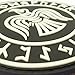 Norse Raven Patch PVC Viking Patch Compatible with Velcro Airsoft Patches for Backpacks Viking Patches for Vest PVC Patches for Caps Viking Morale Patch Vikings Patch (Black White Glow Dark)