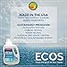 ECOS® Hypoallergenic Laundry Detergent, Lavender, 200 loads, 100oz Bottle by Earth Friendly Products (Pack of 2)
