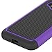 J1 2016 Case, Galaxy Amp 2 Case, Galaxy Express 3 Case, MCUK [Shock Absorption] Hybrid Dual Layer Armor Defender Protective Case With Tempered Glass Screen Protector (Purple)