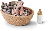 Schleich North America Mini Pig with Bottle Set