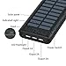 HuaF Solar Charger 24000mAh Power Bank Portable Charger Battery Pack With Dual Recharge Methods By Socket By Light For iPhone, iPad, Tablet, Samsung Galaxy, Android Phone And More