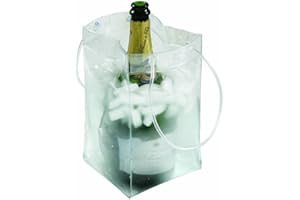 Franmara Clear 9030 4 x 4-5/8 x 9-5/8" Wine Cooler Bag