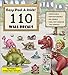 Dinosaur Reusable Kids Decorative Peel & Stick Wall Decals - Art Decore (110 Decals!)