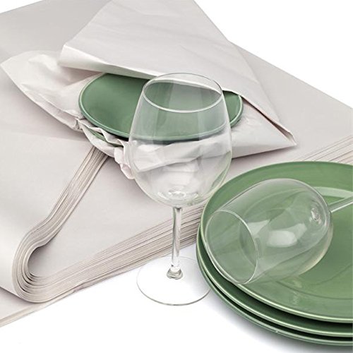 Totalpack 25-LBS Ultimate Newsprint Packing Paper Jumbo Bundle, Large 24" x 36" Size, Durable Ink-Free Wrapping Paper for Moving Glassware, 407 Sheets