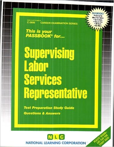 Supervising Labor Services Representativepassbooks Jack - 