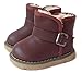 IOO Toddler Girls Boys Waterproof Snow Boots Baby Kids Warm Winter Fur Shoes (Toddler/Little Kid)