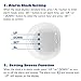 OUTWIT Kids Alarm Clock, Wake Up Digital Clock for Kids, 7 Colors Changing Light Bedside Clock for Boys Girls Bedroom, with Indoor Temperature Calendar, Touch Control and Snoozing