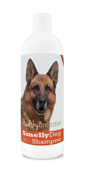Healthy Breeds Smelly Dog Deodorizing Shampoo Conditioner With Baking Soda Over 200 Breeds Hypoallergenic With Oats Aloe 8 Oz