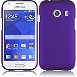 Samsung Galaxy Ace Style S765C Stardust s766c Case - Wydan (TM) Rubberized 2-Piece Snap On Hard Case Cover For Samsung Galaxy Ace Style S765C Stardust s766c - Purple