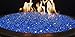 Hiland Reflective Fire Glass, 10 lb, Cobalt