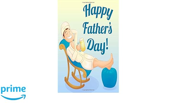 Happy Fathers Day Journal 6x9 Blank Lined Notebook - 