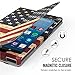 MoKo Case for All-New Amazon Fire HD 8 Tablet (7th/8th Generation, 2017/2018 Release) - Slim Folding Stand Cover for Fire HD 8, US Flag (with Auto Wake/Sleep)