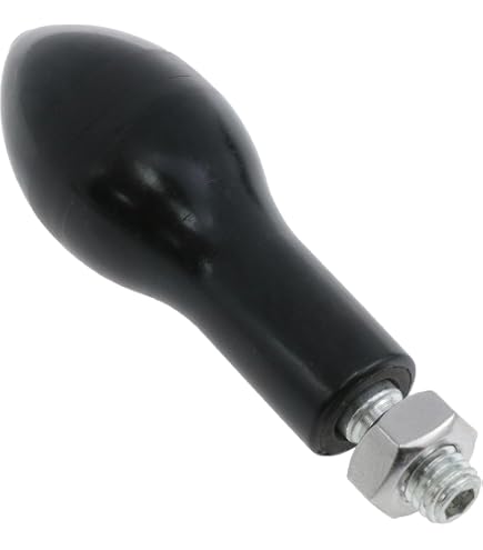 Lasuroa Kit De 2 Perillas Para Mango De Cortacésped Con Tornillos Y Arandelas – Repuesto Universal Para Toro 92-2260, 106-4161, 107-3844 (Negro)