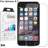 iPhone 6 Screen Protector, Sztrokia Premium High Definition Tempered Glass for 4.7 inch iPhone 6 6s, 9H Hardness+2.5D Curved Edge+Bubble Free,Retail Package