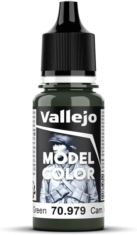 Vallejo Model Color German Cam Dark Green 17 ml Acrylic Paint